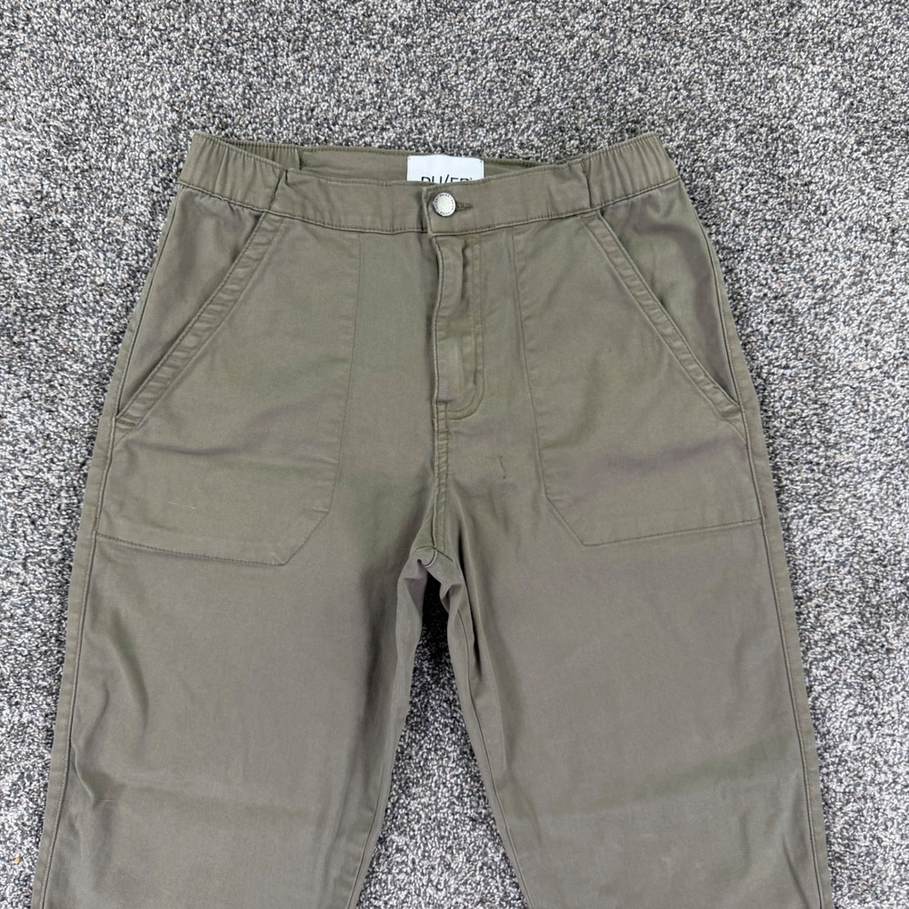 DU/ER Live Free Jogger Olive Green High Rise Performance Pants Womens 26 - Picture 4 of 15